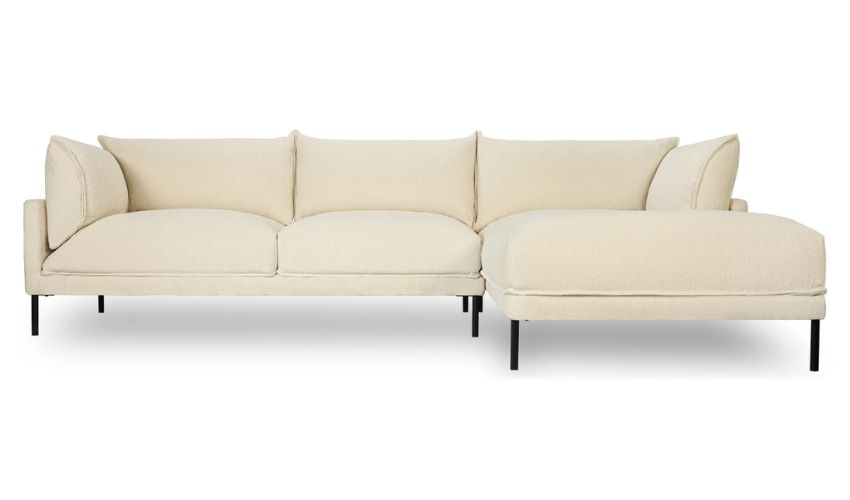 Das Ecksofa Ethan Rechts von NV Gallery: Eleganz im Mid-Century-Look